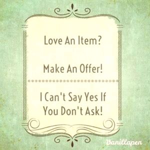 Love the item? Make me an offer.